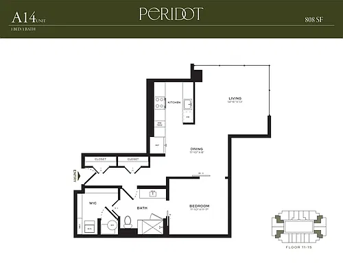 Floor plan A14