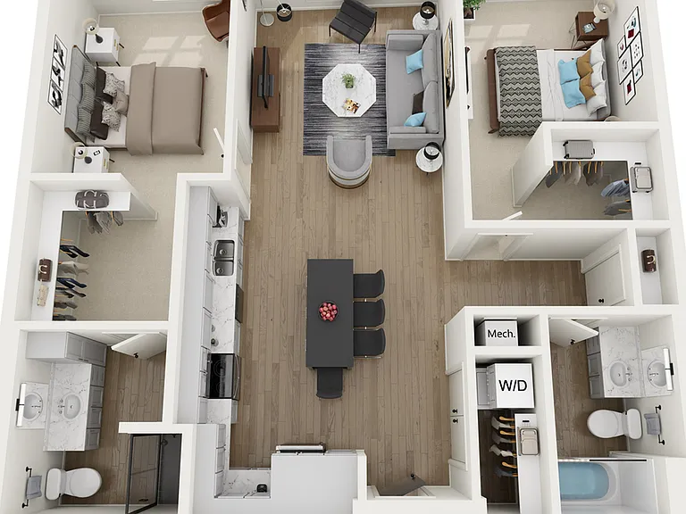 Franklin 2-bed type 1 Franklin 2-bed type 1