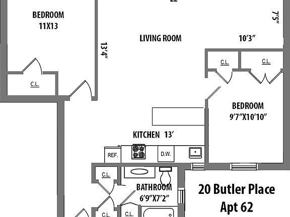 2nd image of 20 Butler Pl APT 62