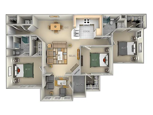 Floor plan The Newport