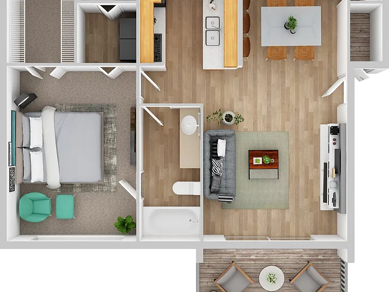 Amherst | 1BD, 1BA | 804SF Amherst | 1BD, 1BA | 804SF