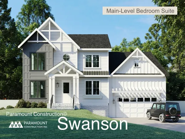Modern Farmhouse Swanson, 1st-Floor Bed & Bath Plan, PCI -22207