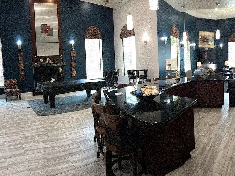 San Brisas Apartments Clubhouse with pool table