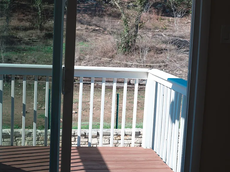 View from the balcony of the main bedroom