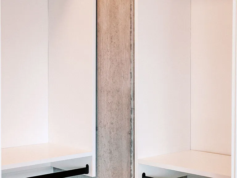 Large closet in secondary bedroom