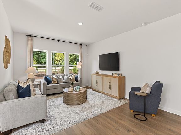 Great Room in the Sherwood floorplan at a Meritage Homes community in Charlotte, NC.