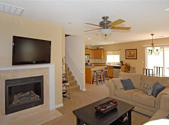 Family Room Adjoins Kitchen