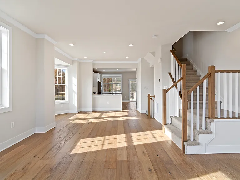 Living Room Stairs to 3rd Floor