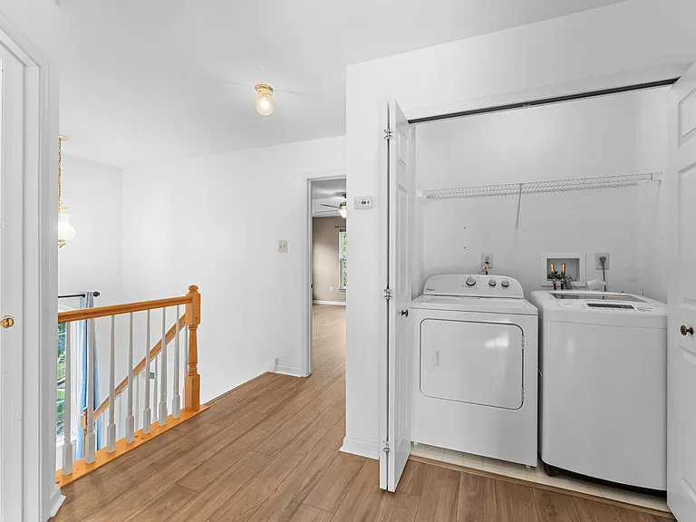 second floor laundry