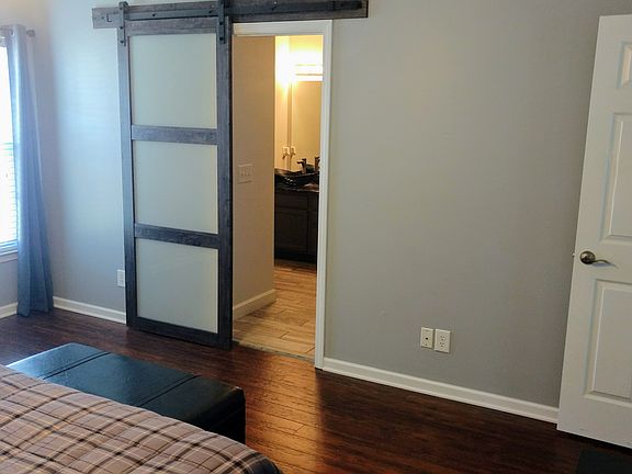 Sliding master bath entrance