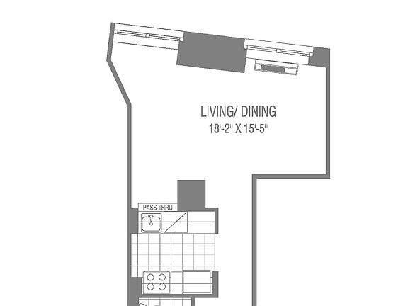 2nd image of 100 Maiden Ln APT 1703
