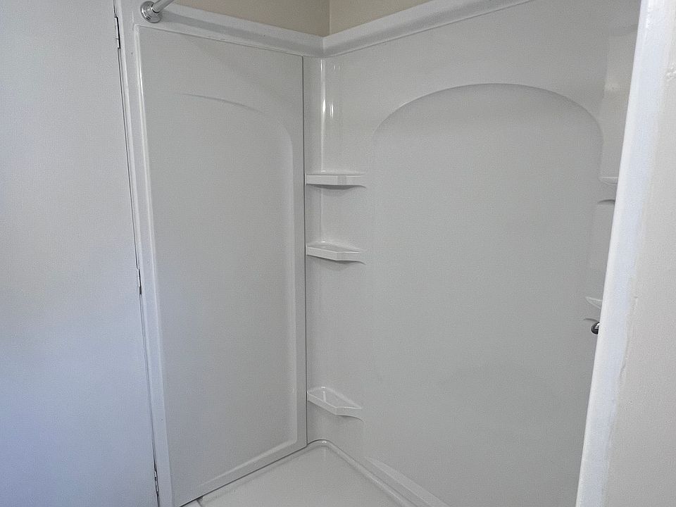 New Bathroom Shower, the curbless entry point offers ease of access.