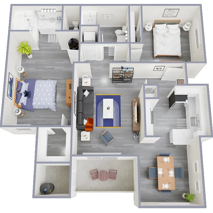 Floor plan B1