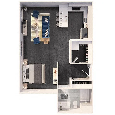 Floor plan Studio Premium