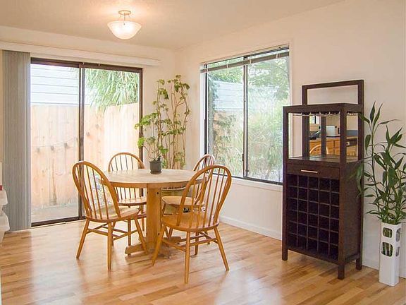 Dining area just off the living room. The kitchen is just left of this.