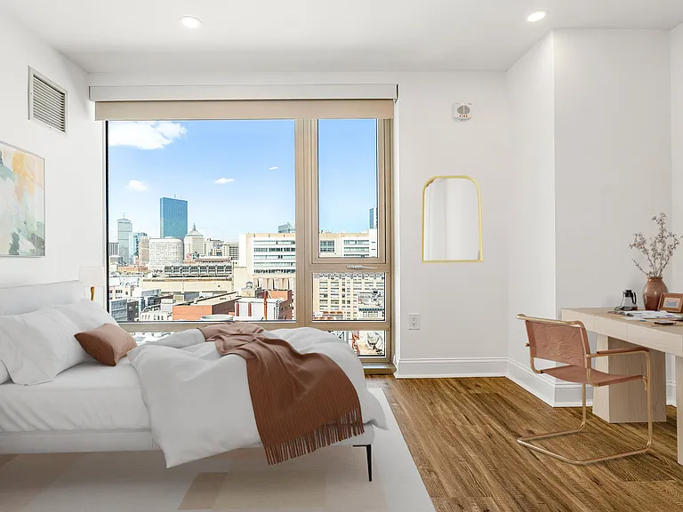 Enjoy sweeping views from your large windows