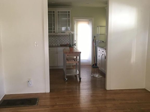 Into kitchen