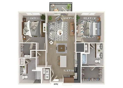 Floor plan B1