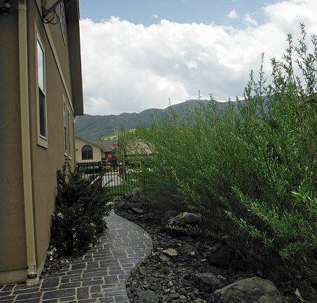 Stamped concrete walks 