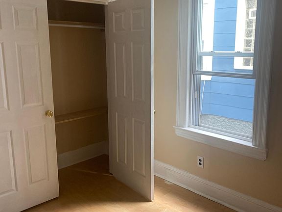 Bedroom with large closet