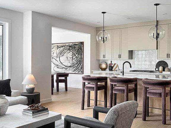 A photo of the kitchen of the Matera 36 estate model home by Brookfield Residential