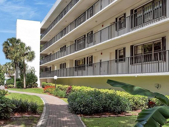 Back of the building has a beautiful garden