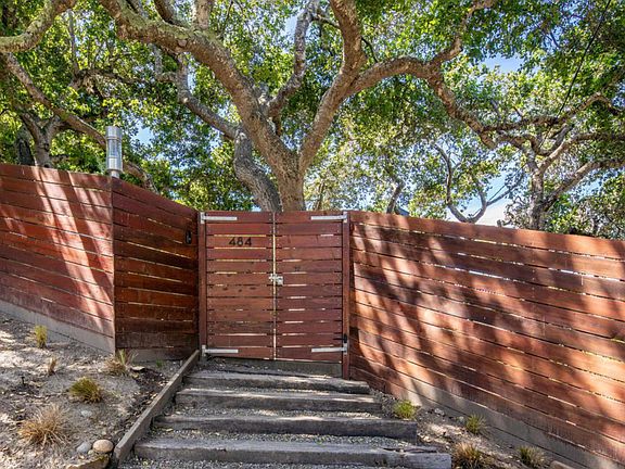 Gate into fenced yard