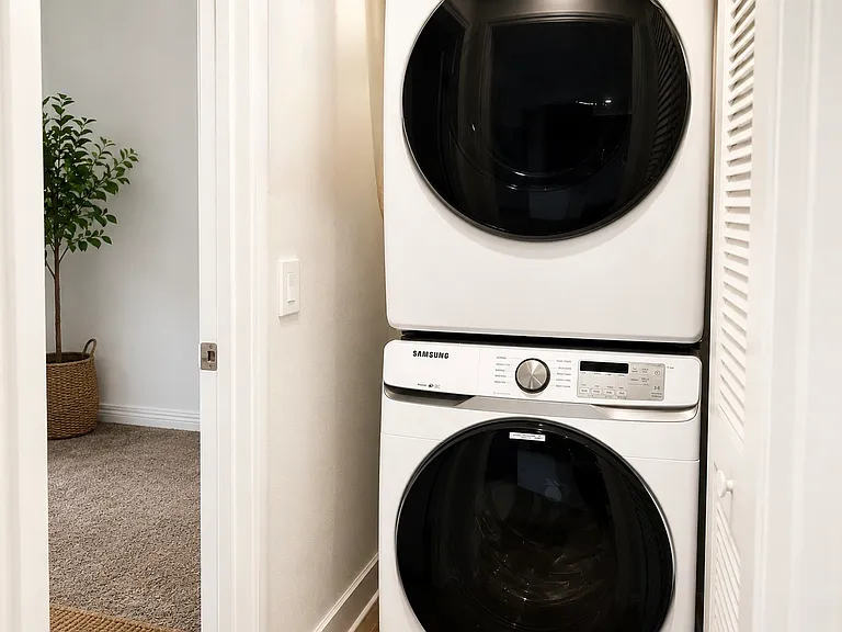 New full size washer and dryer