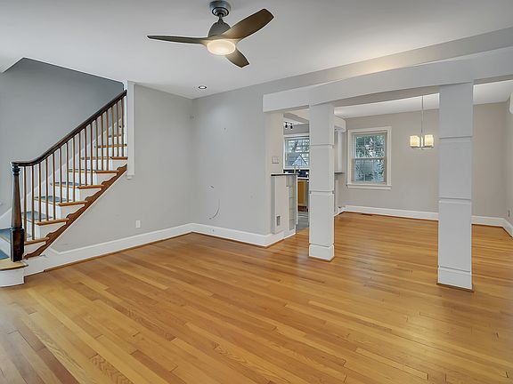 Living room and dining room areas.