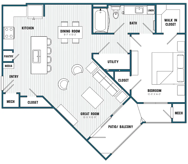 Floor plan B