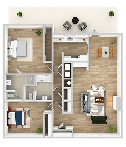 Floor plan The Lagoon Remodel