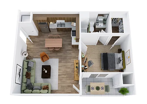 Floor plan 1A-1