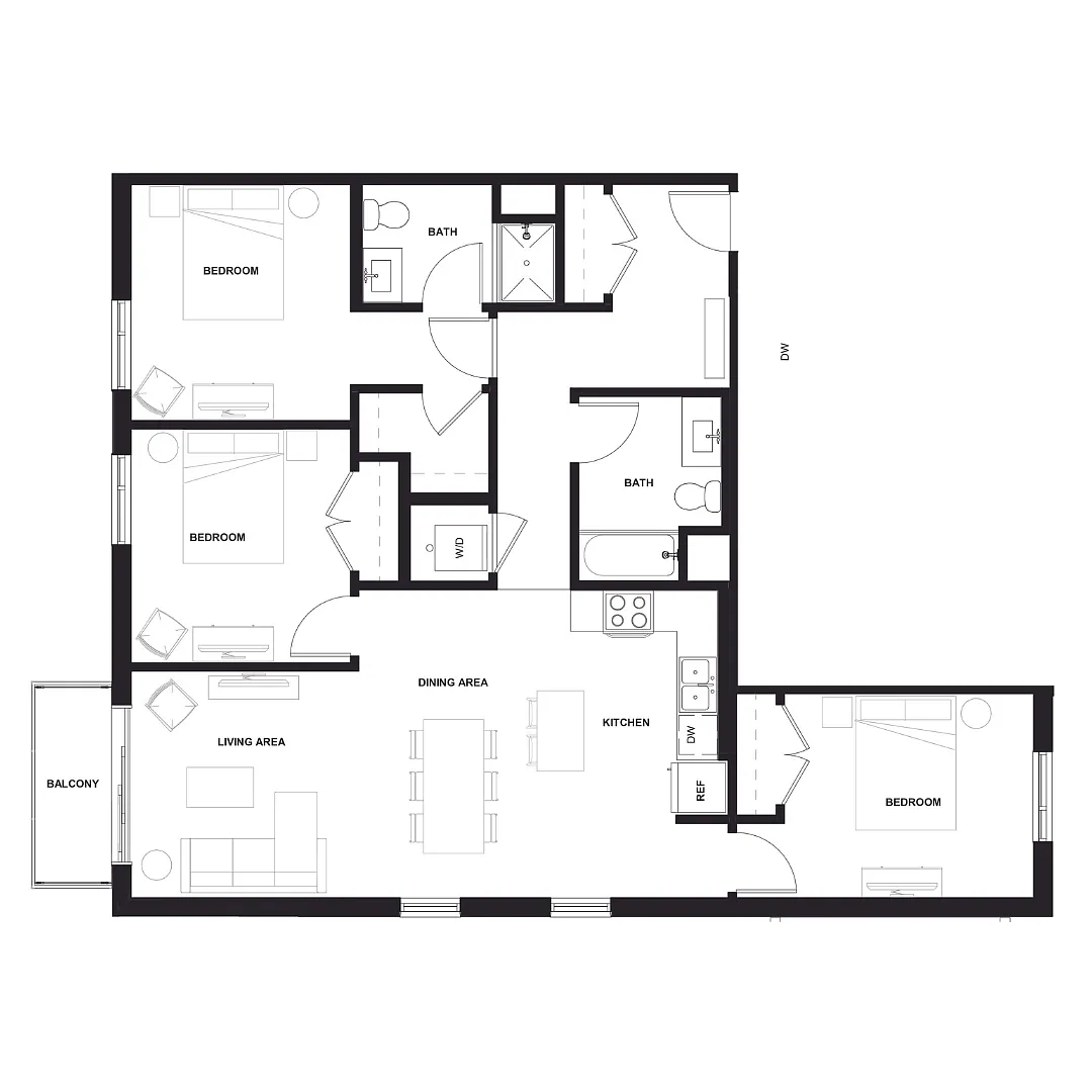 Floor plan D6