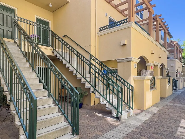 Stairs to front door. Unit is upstairs.