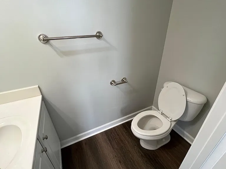 Half bathroom downstairs