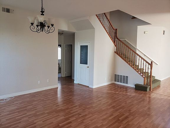 Living room and staircase