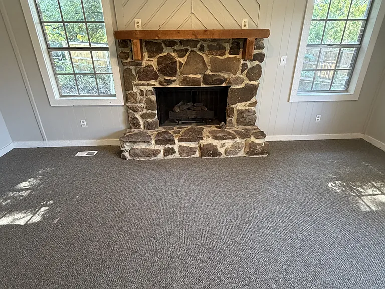 Fireplace in living room
