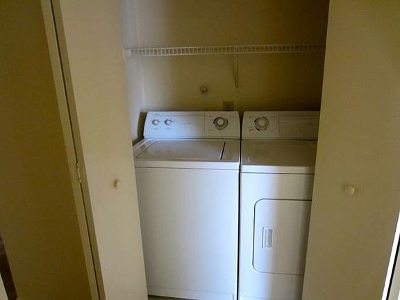 Washer and dryer included