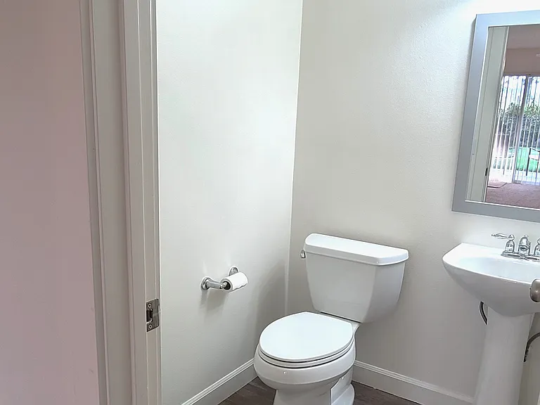 downstairs powder room