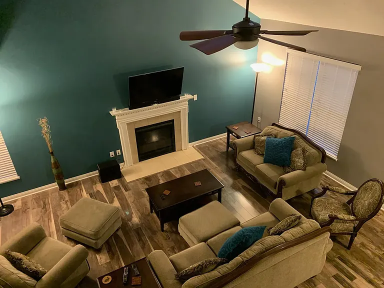 Living room from stairs