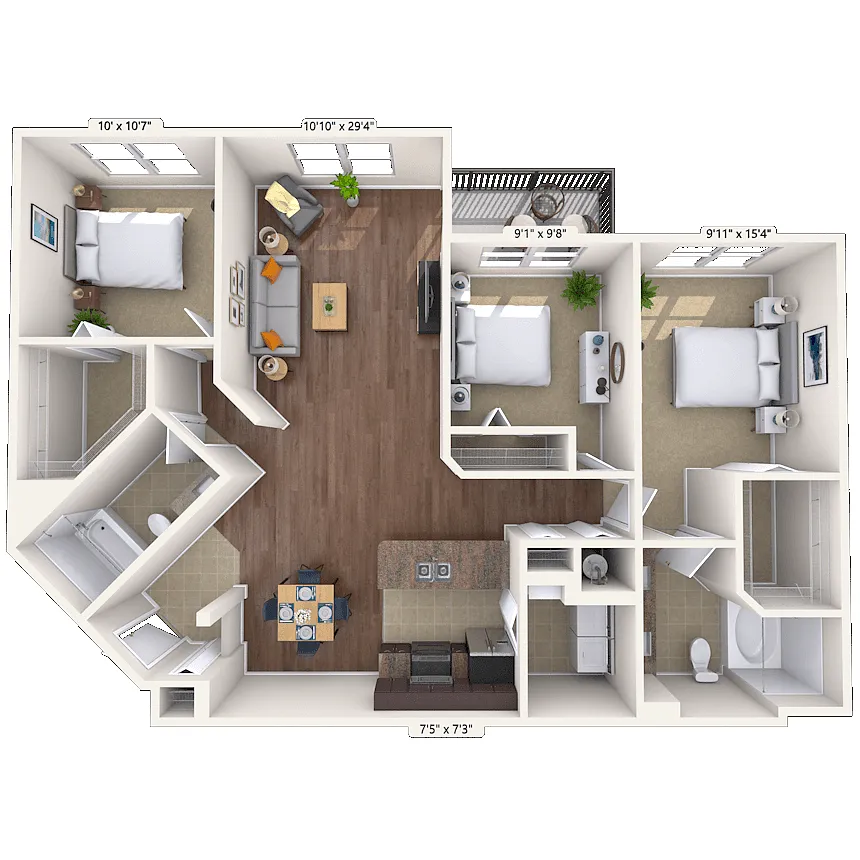 Floor plan Anna Maria