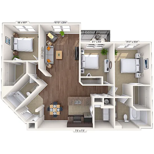 Floor plan Anna Maria