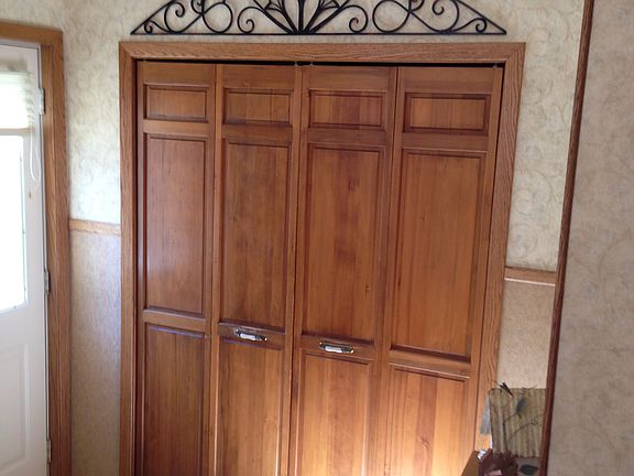 Large closet in back entry