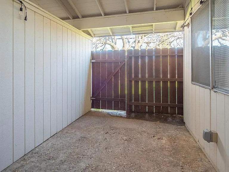 Private patio