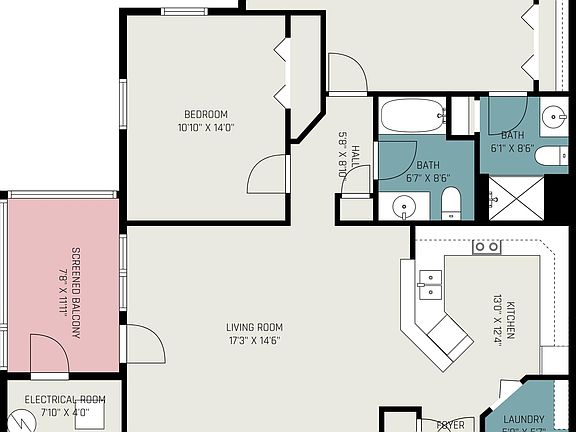 3rd image of 852 W Summerfield Glen Cir