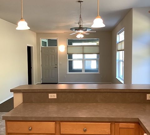 Light and bright living area.