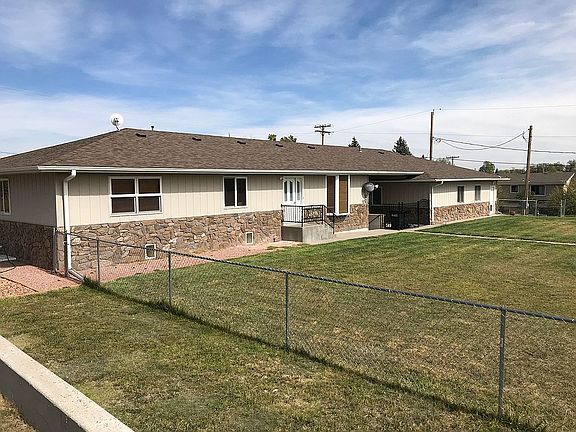Back view of home