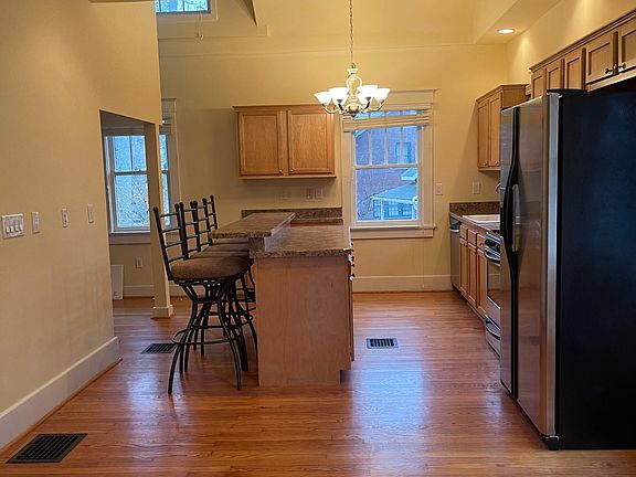 Large open kitchen to living space