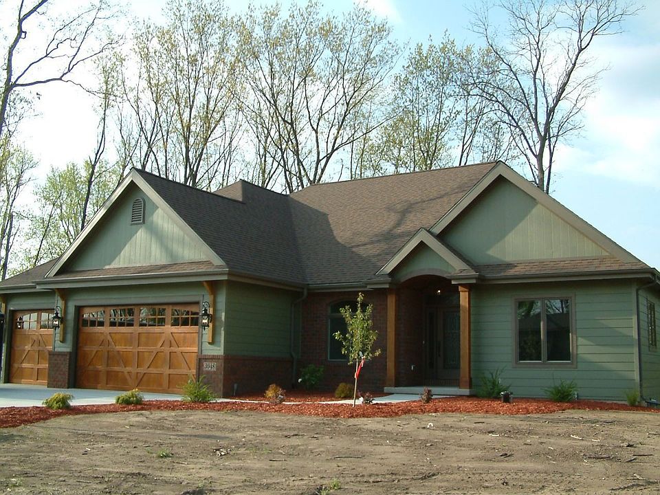 Brick with Cement Board Siding