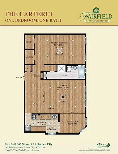 Floor plan The Carteret